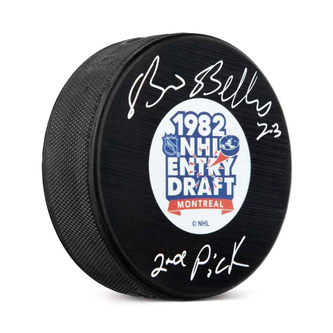 brian bellows signed 1982 nhl: brian bellows signed 1982 nhl entry draft puck with 2nd pick note SKU: RBJ7595749900376 Brian Bellows Signed 1982 NHL Entry Draft Puck with 2nd Pick Note