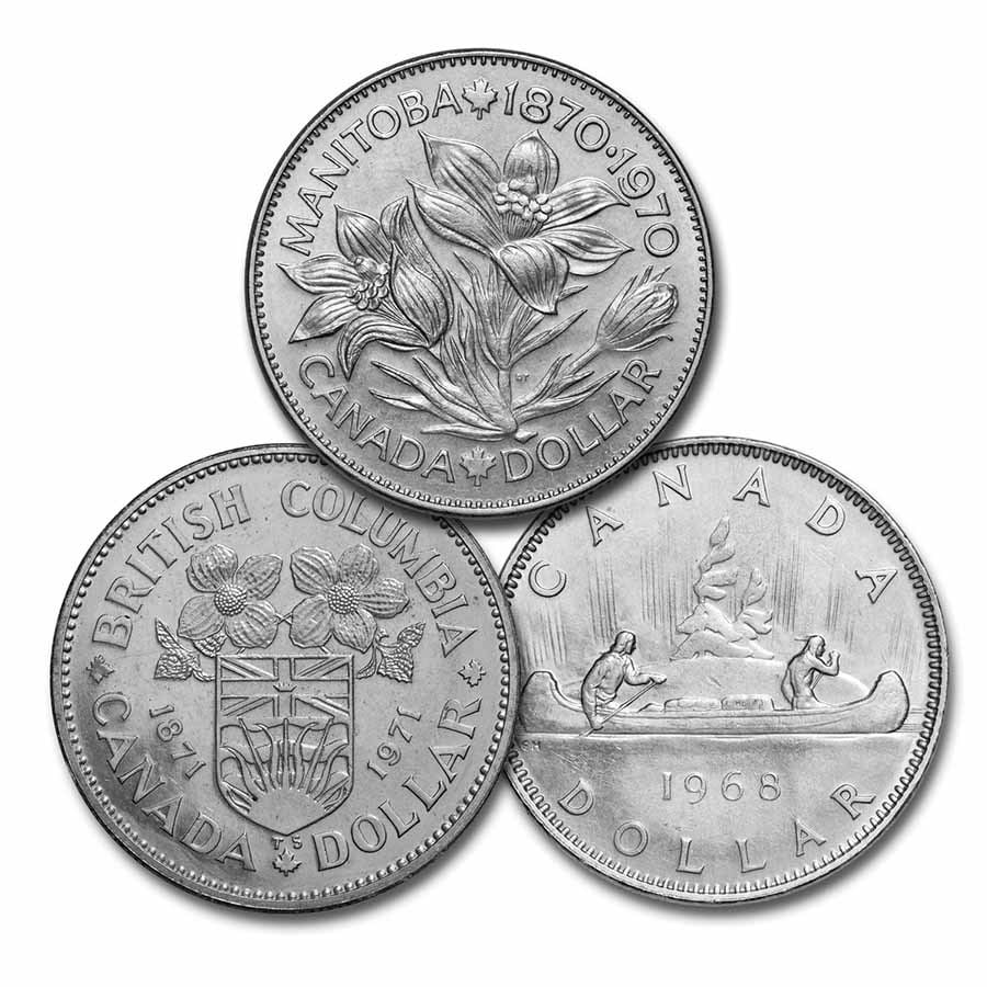 1968-2016 Canada Nickel-Clad Dollar Avg: 1968-2016 Canada Nickel-Clad Dollar Avg Circ SKU no: RBJ259704 Year: Random Grade: Average Circulated Grade Service: None Denomination: 1 Dollar Mint Mark: RCM (Not Shown) Metal Content: