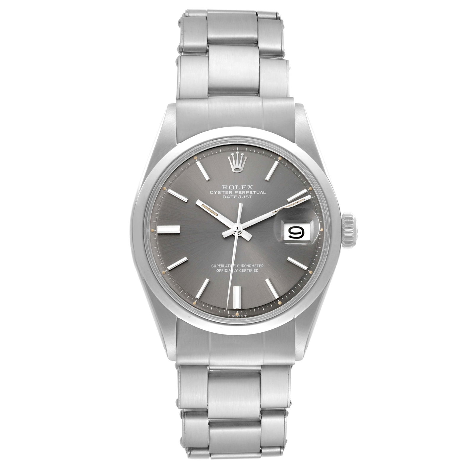 Rolex Datejust Rhodium Grey Dial: Rolex Datejust Rhodium Grey Dial Steel Vintage Mens Watch 1600 SKU no: RBJ62924 Brand: Rolex Model Name: Rolex Datejust Rhodium Grey Dial Steel Vintage Mens Watch 1600 Model Number: 1600 Year: 1969 -