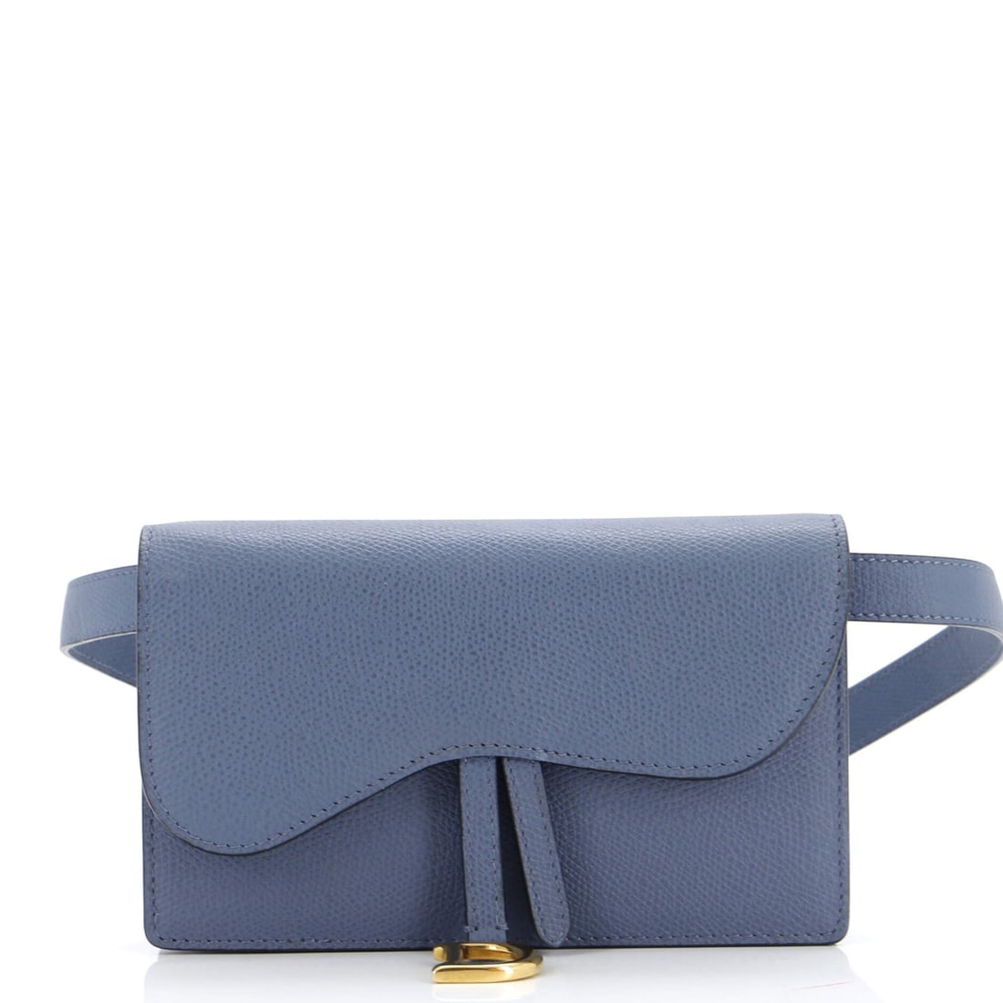 Christian Dior Saddle Rectangular Belt: Christian Dior Saddle Rectangular Belt Bag Leather Exterior Color: Blue Interior Color: Blue Exterior Material: Leather Interior Material: Microfiber Hardware Color: Aged Gold Accessories: No Acce
