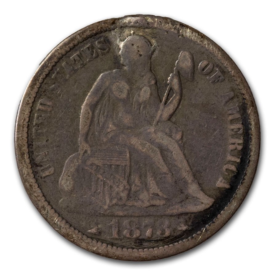 Seated Liberty Dime Love Token: Seated Liberty Dime Love Token SKU no: RBJ190170 Year: Varies Grade: Average Circulated Grade Service: None Denomination: 10 Cents Mint Mark: varies Metal Content: 0.0715 troy oz