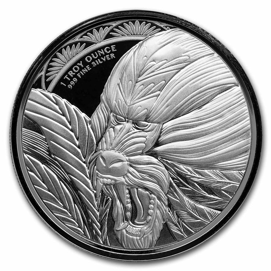 2022 Cameroon 1 oz Silver: 2022 Cameroon 1 oz Silver Mandrill BU SKU no: RBJ278985 Year: 2022 Grade: Brilliant Unc Grade Service: None Denomination: 500 Francs Mint Mark: Not Shown Metal Content: 1 troy oz