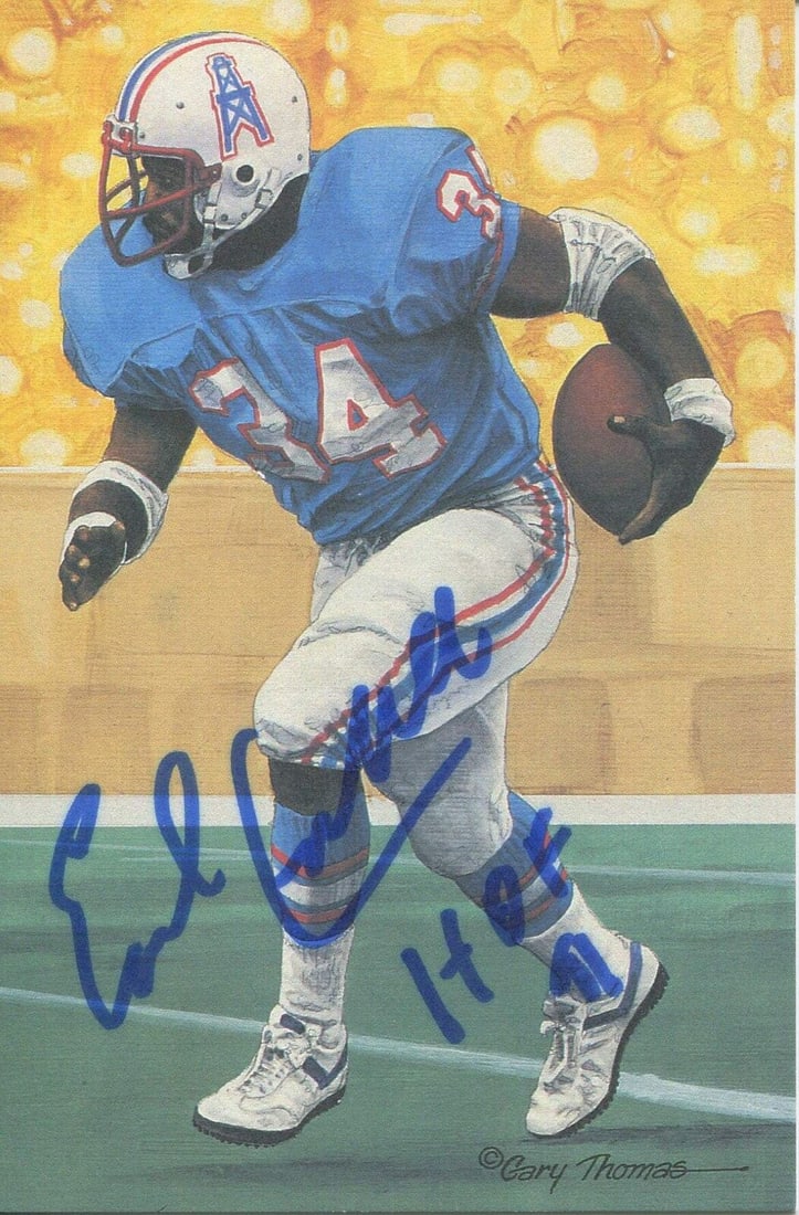 Earl Campbell 1st Day Cover: Earl Campbell 1st Day Cover Envelope Earl Campbell 1st Day Cover Envelope