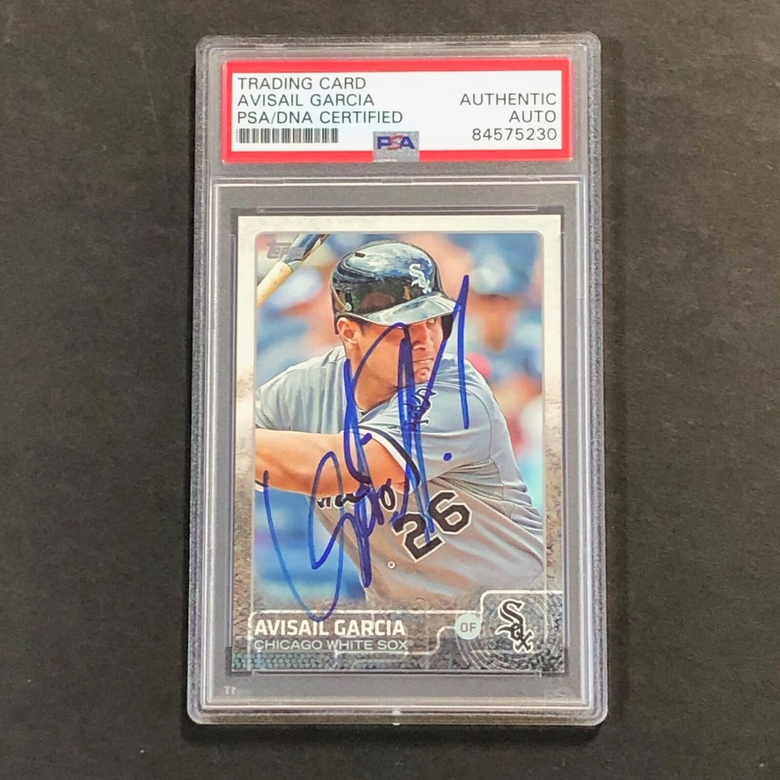 2015 Topps Series 2 #363: 2015 Topps Series 2 #363 Avisail Garcia Signed Card PSA Slabbed Auto White Sox 2015 Topps Series 2 #363 Avisail Garcia Signed Card PSA Slabbed Auto White Sox