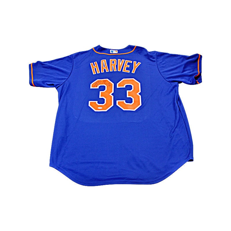 matt harvey new york mets: matt harvey new york mets autographed signed majestic jersey (steiner) Matt Harvey New York Mets Autographed Signed Majestic Jersey (Steiner)