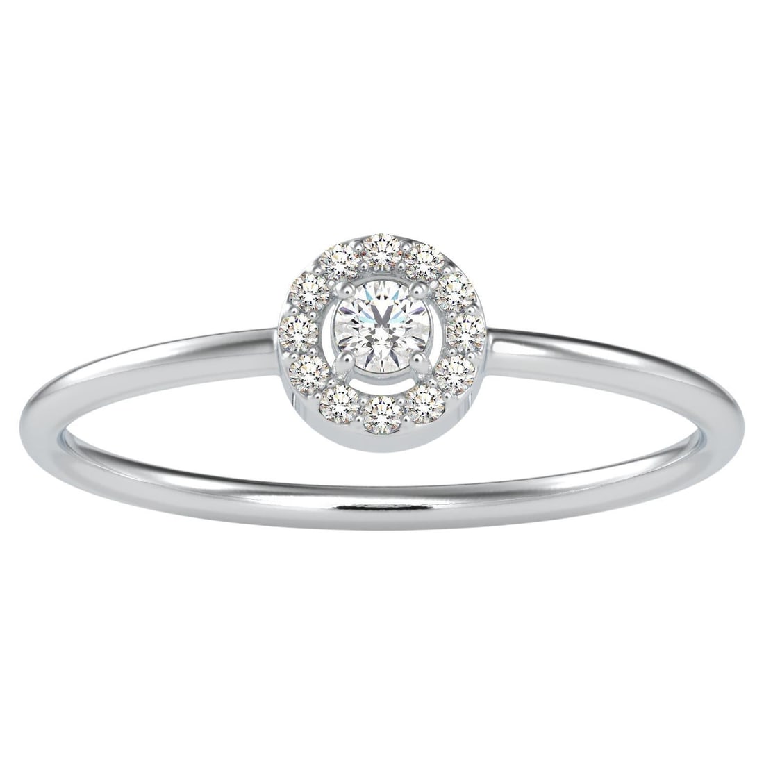 0.11 CTW Diamond 14K White Gold Ring: 0.11 CTW Diamond 14K White Gold Ring Ring Size: 7 US, Resizable Metal: 14k Gold, White Gold Stone: Diamond Stone Cut: Round Cut Place of Origin: United States Period: 2010- Date of Manufacture: 2023 C