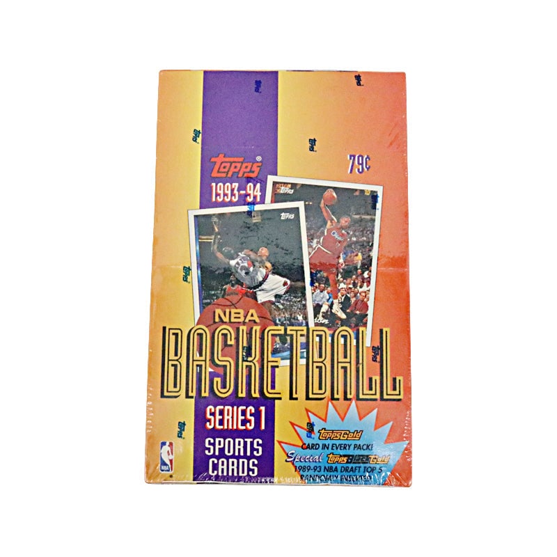 1993 topps NBA basketball series 1: 1993 topps NBA basketball series 1 sealed box 1993 Topps NBA Basketball Series 1 Sealed Box