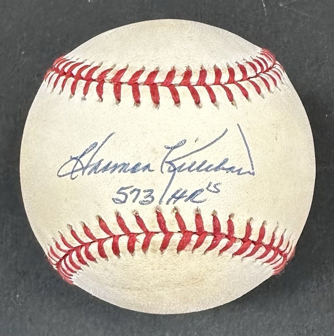 harmon killebrew signed official AL baseball: harmon killebrew signed official AL baseball twins 573 HR autograph steiner holo Harmon Killebrew Signed Official AL Baseball Twins 573 HR Autograph Steiner Holo SKU no: RBJ7941361827928