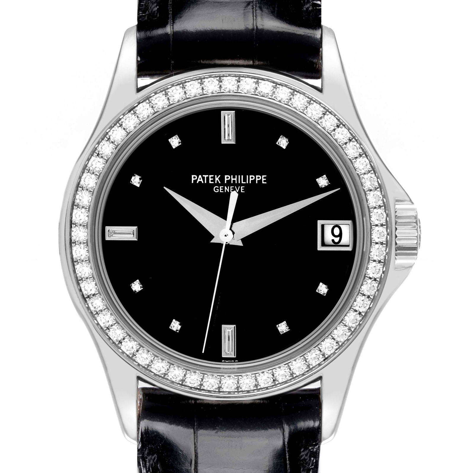 Patek Philippe Calatrava White Gold Diamond: Patek Philippe Calatrava White Gold Diamond Mens Watch 5108g Box Papers SKU no: RBJ64993 Brand: Patek Philippe Model Name: Patek Philippe Calatrava White Gold Diamond Mens Watch 5108g Box Papers Model