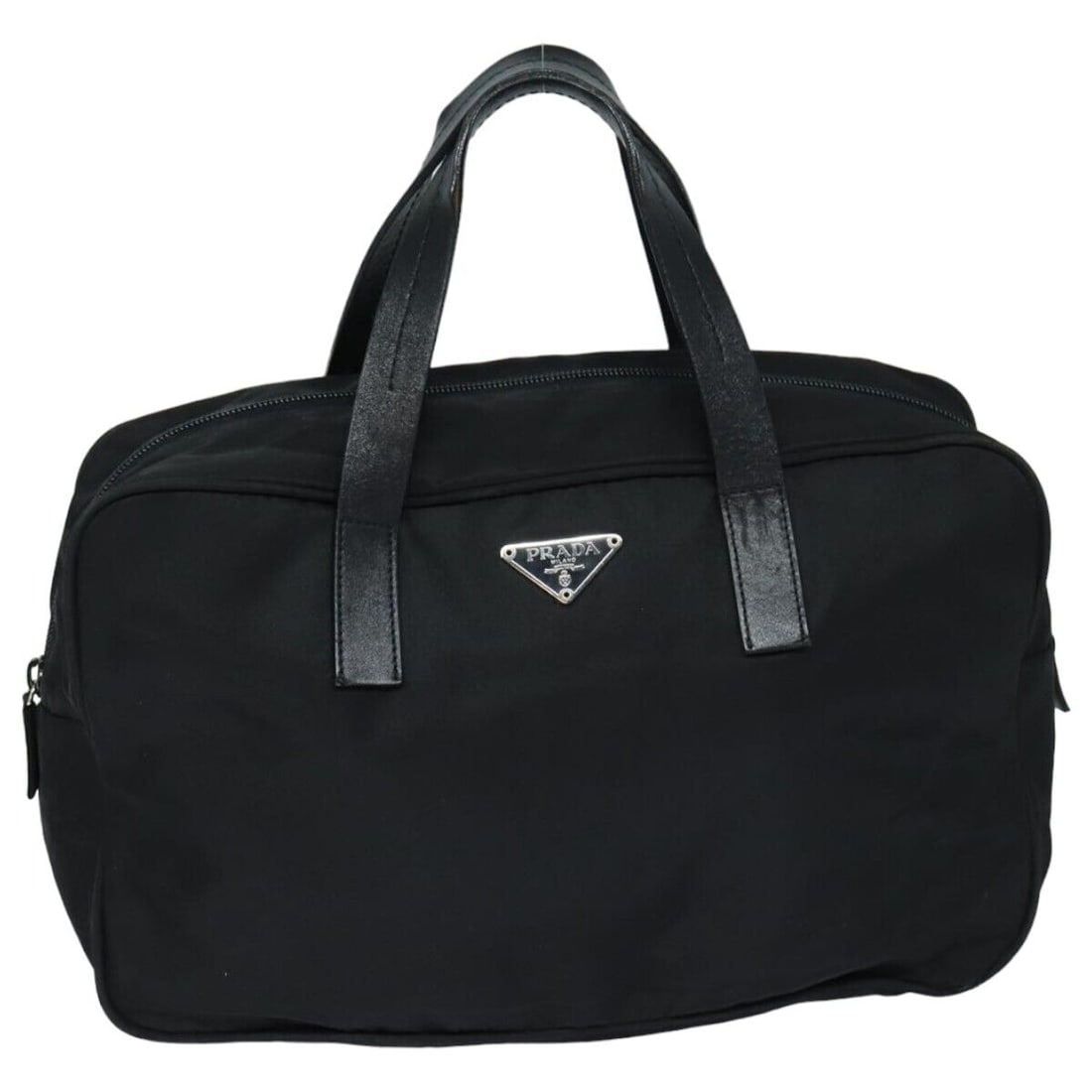 PRADA Hand Bag Nylon Black Auth: PRADA Hand Bag Nylon Black Auth ep4850 Condition: Pre-owned Detail Notes: ?Pre-owned: An item that has been used or worn previously. See the sellers listing for full ... Read more ?Pre-owned: An item 