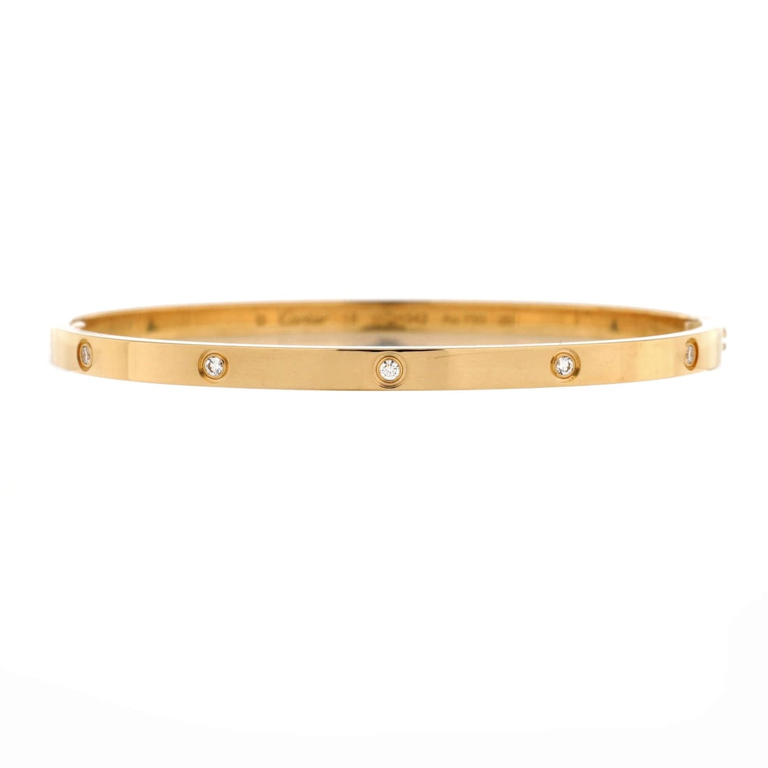 18k Gold Cartier Marked 750 20 Ip 6688 Bracelet