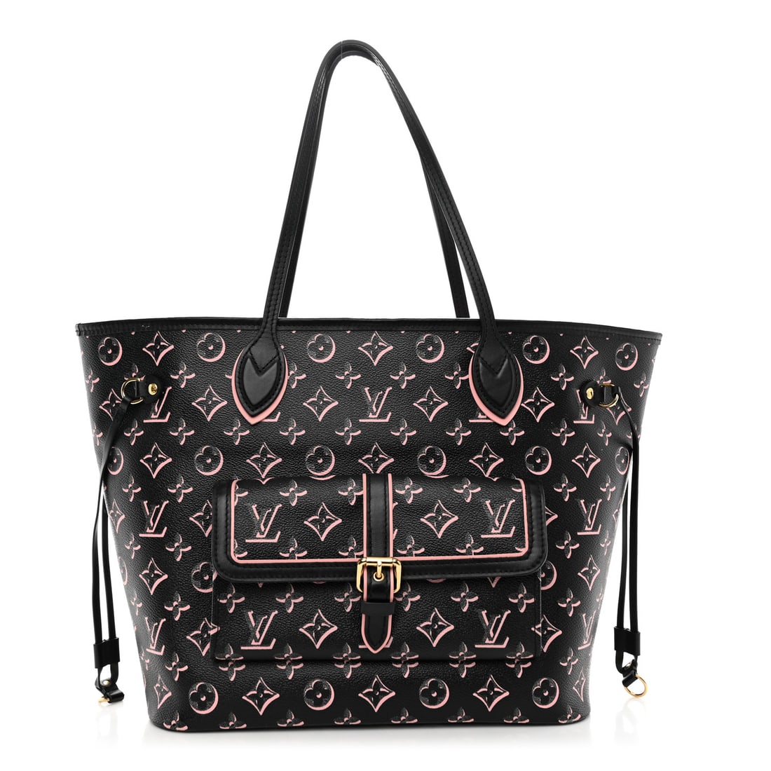 Louis Vuitton Monogram Fall For You: Louis Vuitton Monogram Fall For You Neverfull MM Black This is an authentic LOUIS VUITTON Monogram Fall For You Neverfull MM in Black. This pre-owned luxury tote is part of the Louis Vuitton Fall 2022
