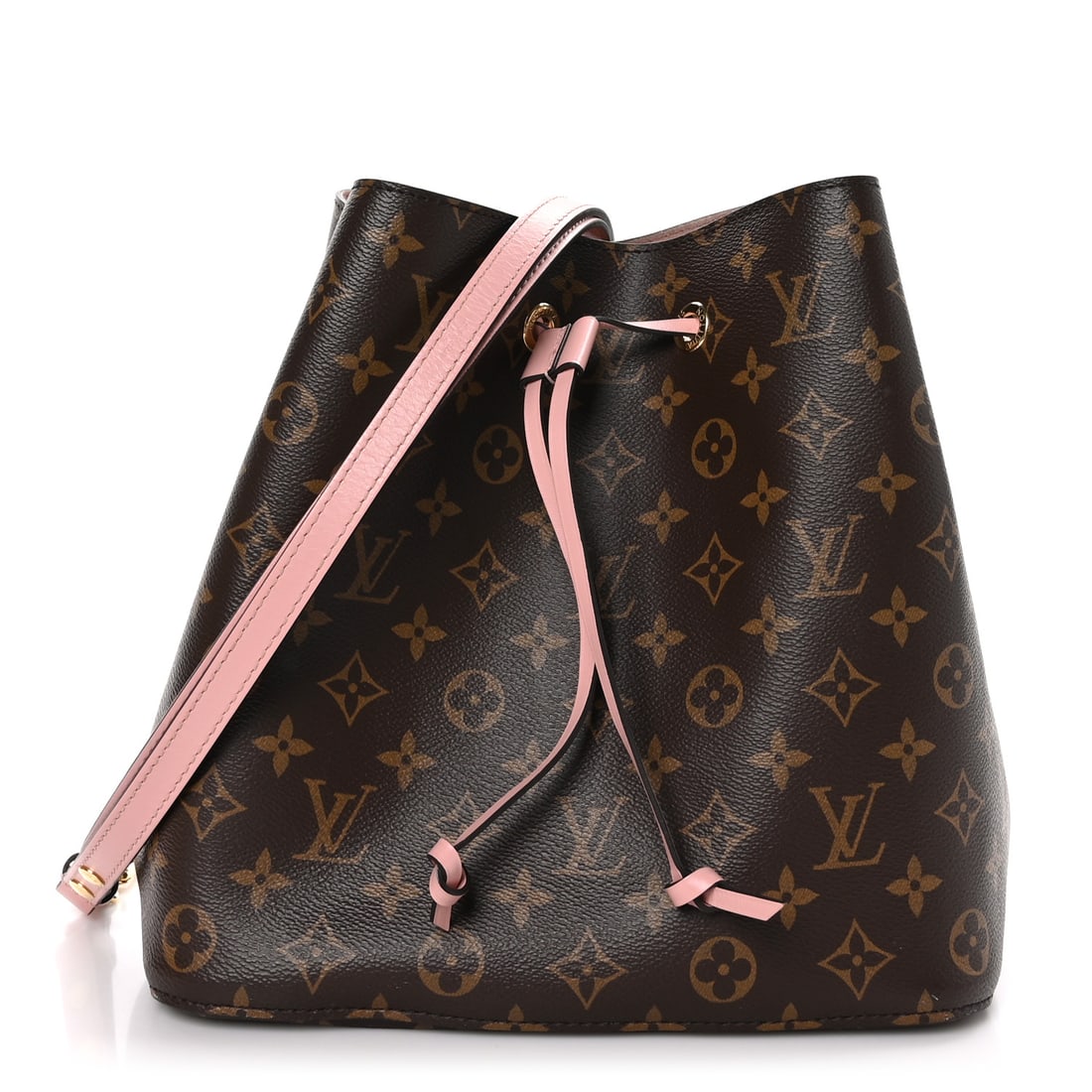 Louis Vuitton LOUIS VUITTON Monogram Neonoe: Louis Vuitton LOUIS VUITTON Monogram Neonoe MM Rose Poudre Brand: LOUIS VUITTON Condition: Excellent Condition Details: Exterior: Structure wear, marks, faint corner wear, Hardware: Plating wear, fain