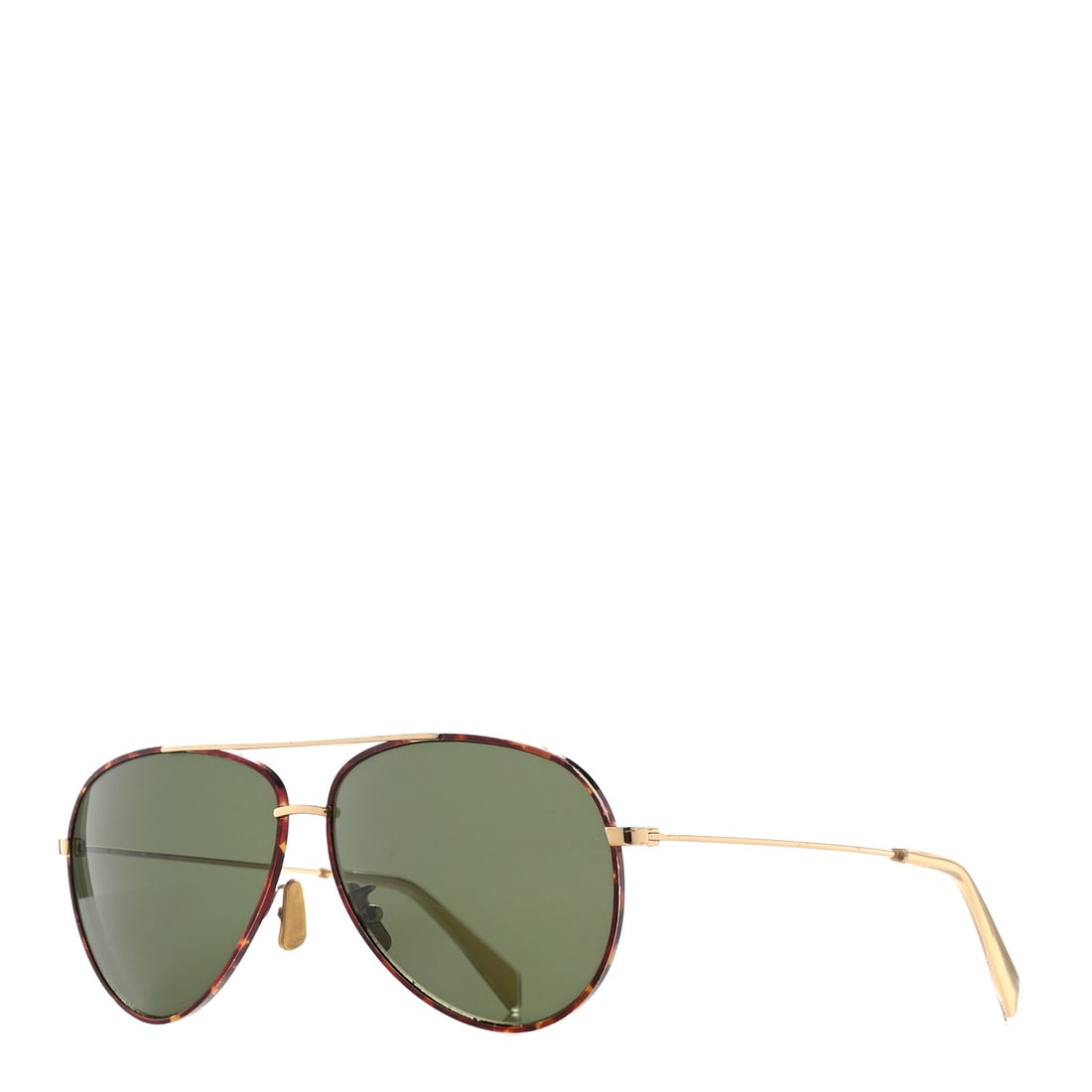 Celine Aviator Sunglasses CL 40062U Gold: Celine Aviator Sunglasses CL 40062U Gold Brand: CELINE Condition: Shows Wear Condition Details: Exterior: Scratches on lens(es), scratches on frame, arm(s) loose or stretched, Length: 5.75 in Height: