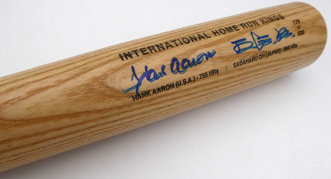 hank Aaron & sadaharu oh autographed international HR kings bat beckett ad43560: hank Aaron & sadaharu oh autographed international HR kings bat beckett ad43560 Hank Aaron & Sadaharu Oh Autographed International HR Kings Bat Beckett AD43560 SKU no: RBJ7983210037336 Guidelines for