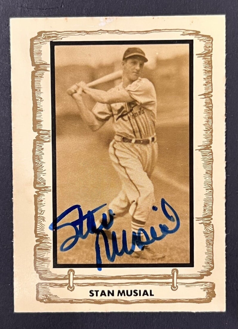 stan musial signed 1980 cramer card mint bold auto stl cardinals HOF JSA COA: stan musial signed 1980 cramer card mint bold auto stl cardinals HOF JSA COA Stan Musial Signed 1980 Cramer Card Mint Bold Auto StL Cardinals HoF JSA COA SKU no: RBJ8049982406744 Guidelines for Biddin