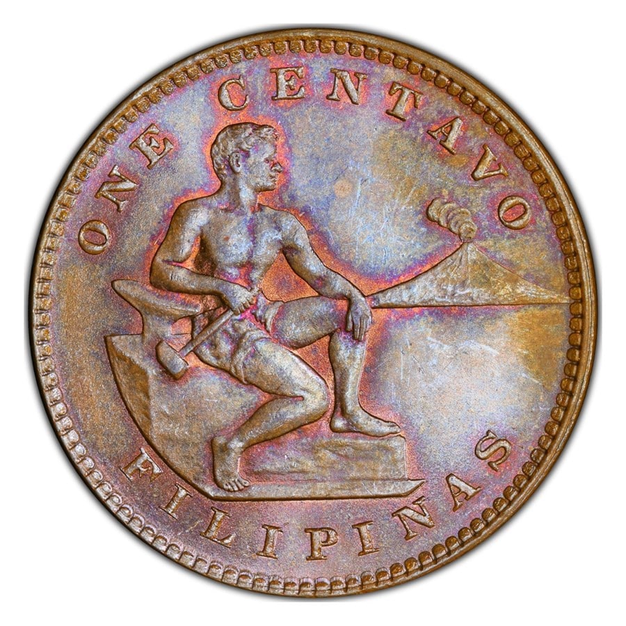 1905 Philippines Centavo MS-65 PCGS (Brown): 1905 Philippines Centavo MS-65 PCGS (Brown) SKU no: RBJ305018 Year: 1905 Grade Service: PCGS Denomination: 1 Centavo Metal Content: 0 troy oz Purity: None Diameter: 0 mm Guidel