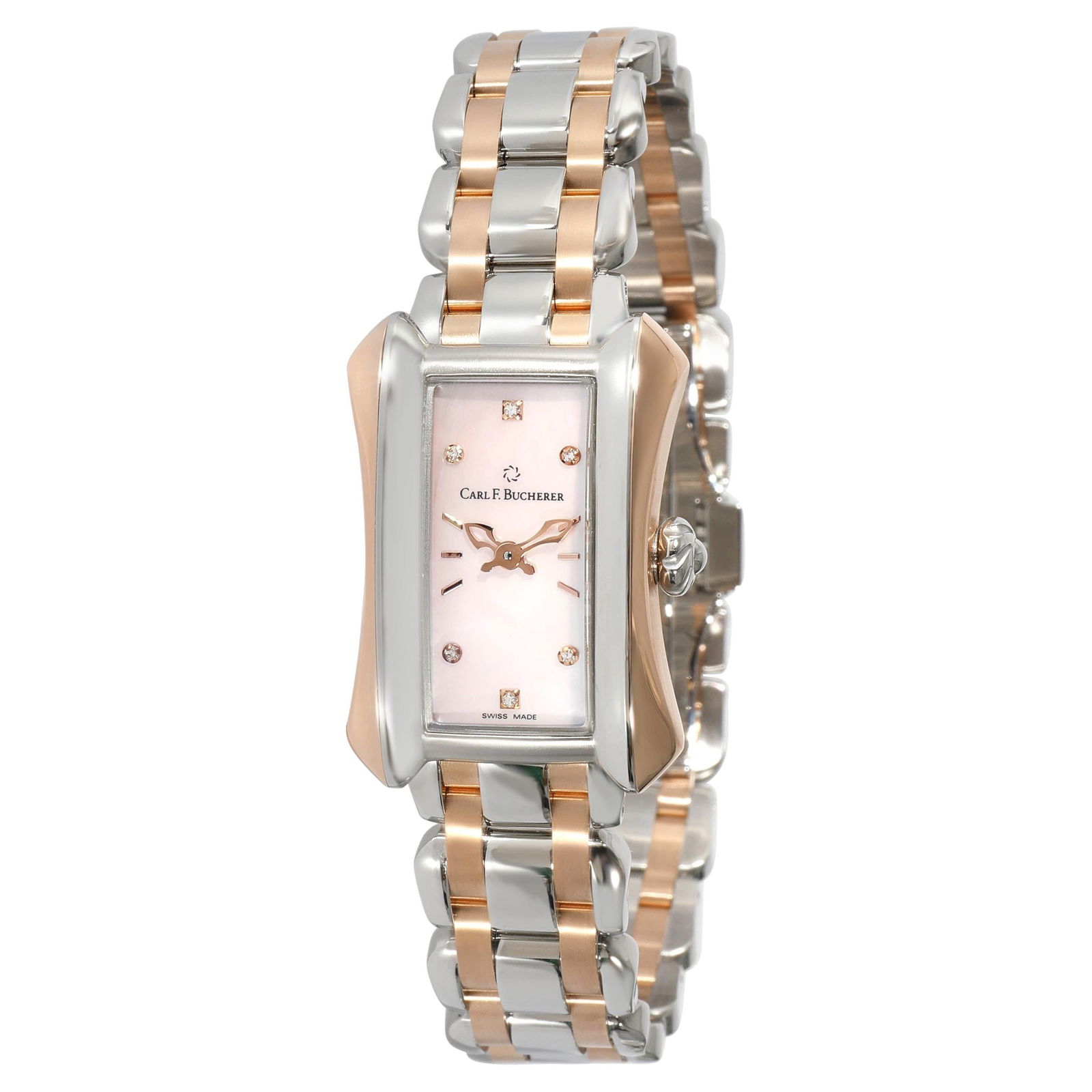 Bucherer Alacria Princess 00.10703.07.77.21 Womens Watch: Bucherer Alacria Princess 00.10703.07.77.21 Womens Watch in 18kt Stainless Stee Brand: Bucherer Case Material: Rose Gold Period: 21st Century Date of Manufacture: 2015 Condition: Excellent Polished. <