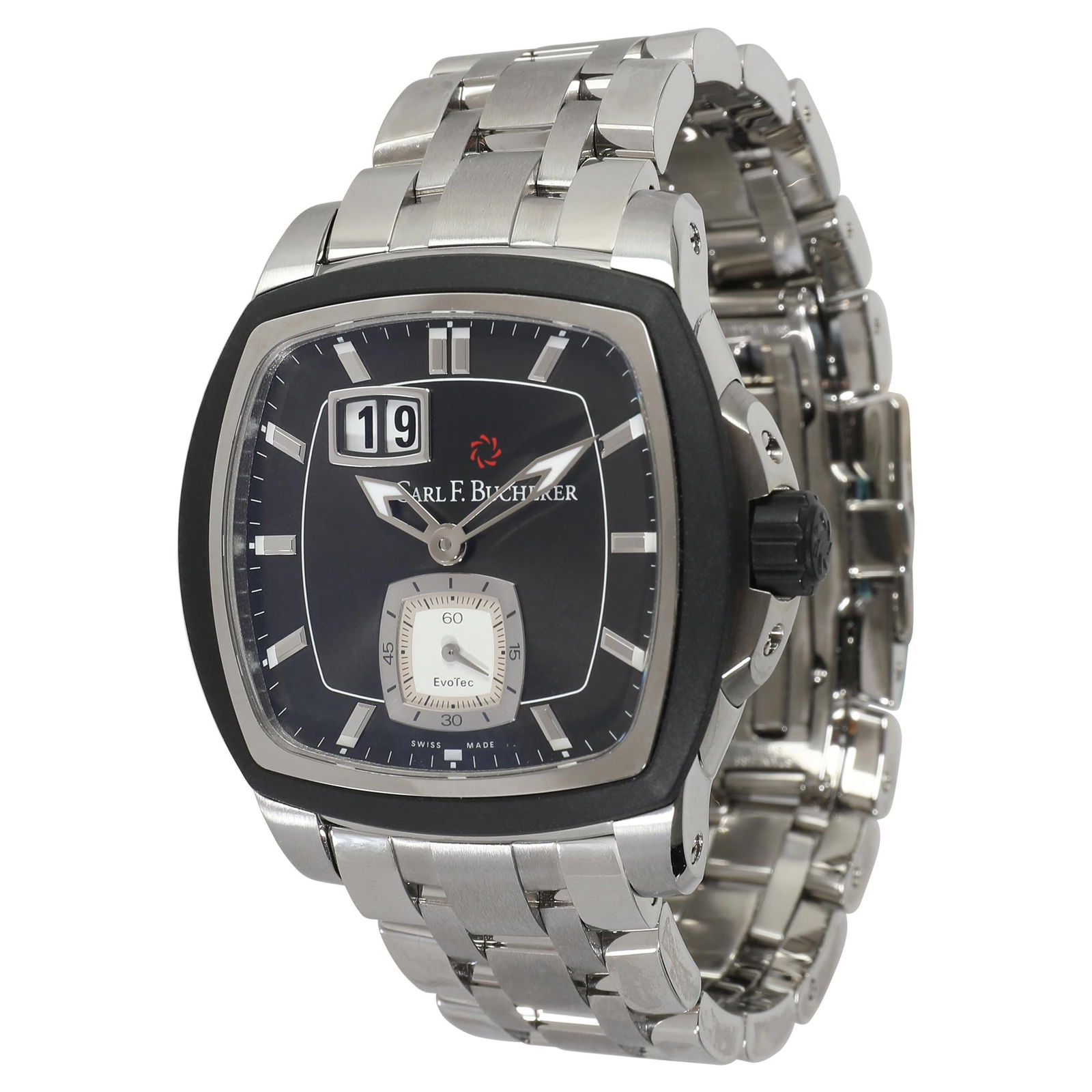 Carl F. Bucherer Patravi EvoTec 00.10628.13.33.21 Mens Watch in Stainless Stee: Carl F. Bucherer Patravi EvoTec 00.10628.13.33.21 Mens Watch in Stainless Stee Brand: Carl F. Bucherer Case Material: Stainless Steel Period: 21st Century Date of Manufacture: 21st century Condition: