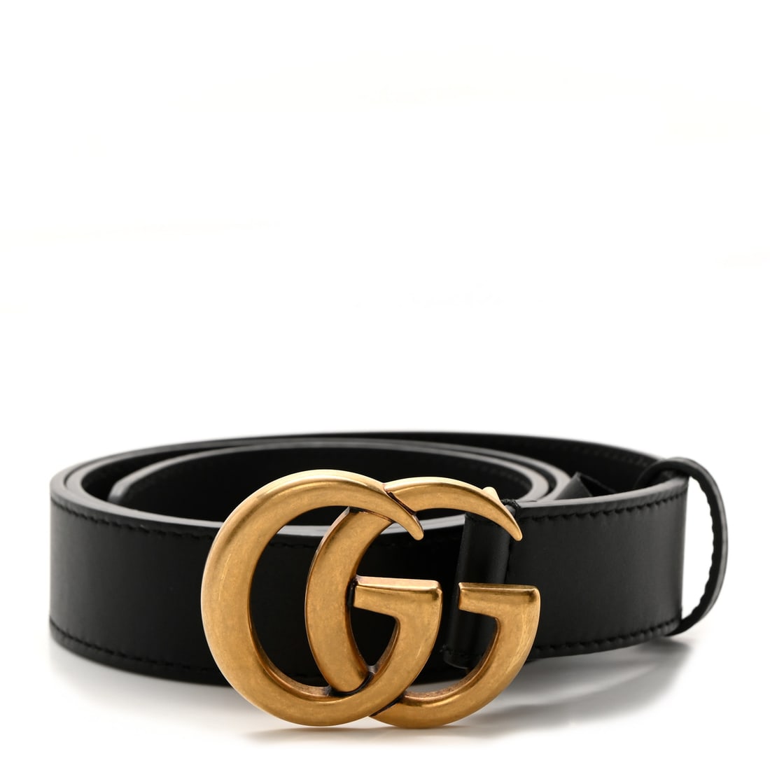 Gucci Moon Calfskin Double G 30mm Belt 80 32 Black: Gucci Moon Calfskin Double G 30mm Belt 80 32 Black Brand: GUCCI Condition: Excellent Condition Details: Exterior: Creases, scuffs, , Dust bag Length: 35.5 in Width: 1.25 in SKU no: RBJ 1528585
