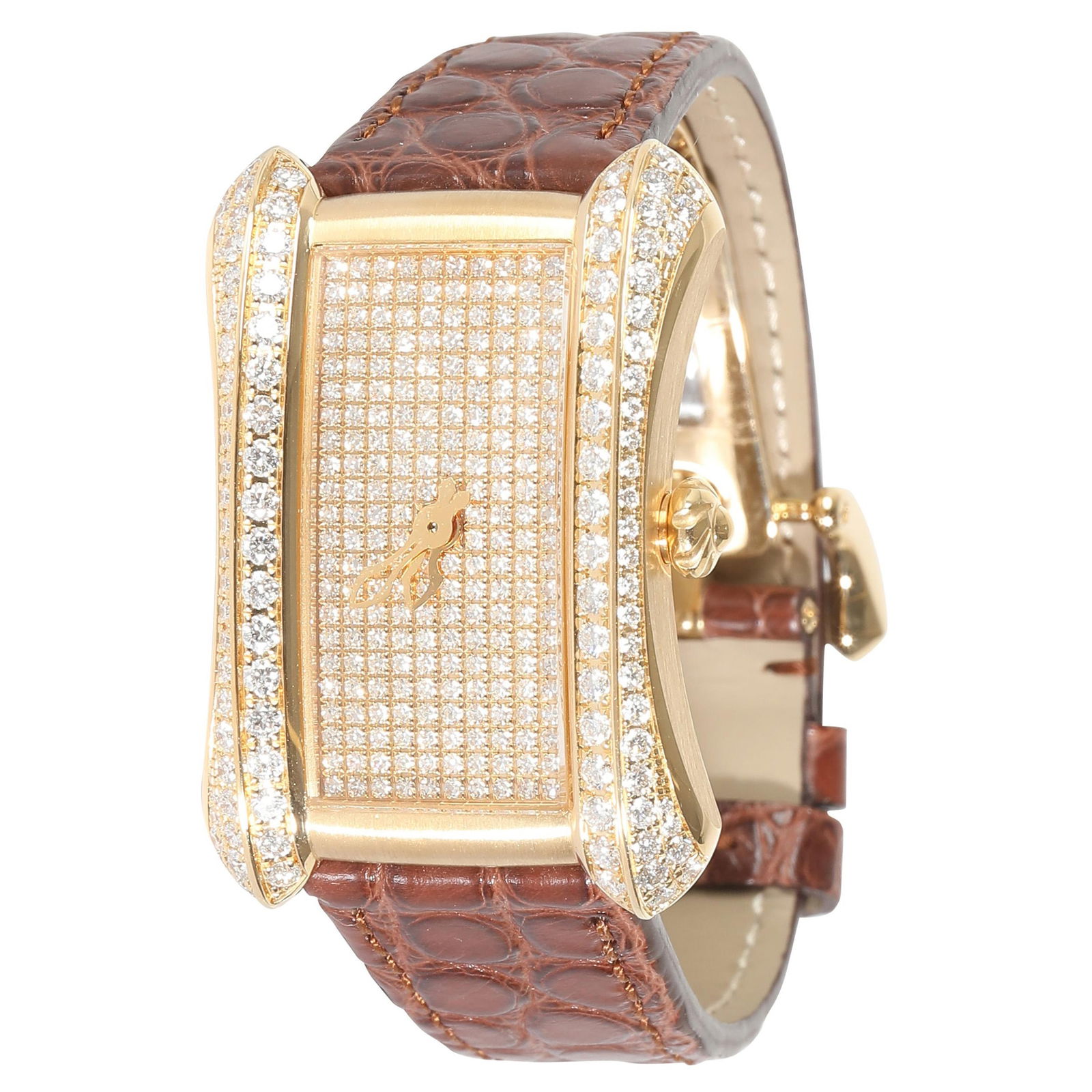 Carl F. Bucherer Alacria Queen 10702.01.90.11 Womens Watch in 18kt Yellow Gold: Carl F. Bucherer Alacria Queen 10702.01.90.11 Womens Watch in 18kt Yellow Gold Brand: Carl F. Bucherer Case Material: Yellow Gold Period: 21st Century Date of Manufacture: 21st century Condition: Exce