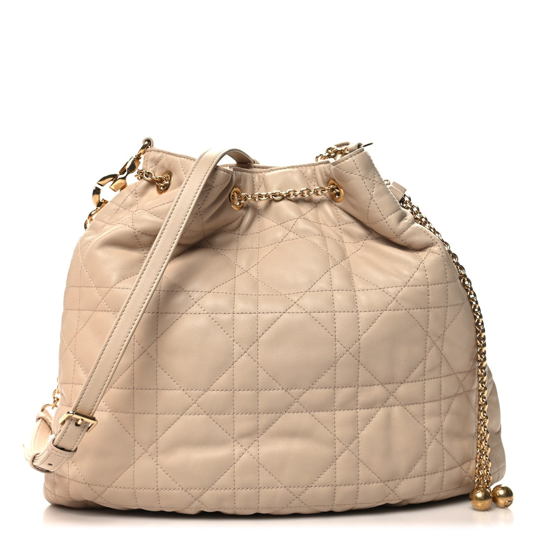 Christian Dior Lambskin Supple Macrocannage Ammi: Christian Dior Lambskin Supple Macrocannage Ammi Bag Beige Brand: CHRISTIAN DIOR Condition: Excellent Condition Details: Exterior: Edge wear, marks, Handle: Creases, scuffs, sizing marks, Interior: Sc
