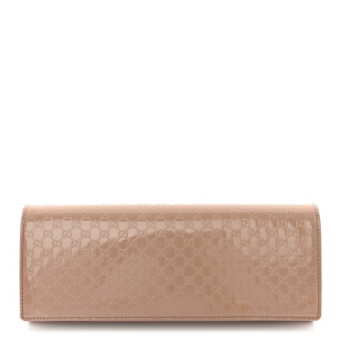 Gucci Patent Microguccissima Small Broadway Clutch Dark Cipria: Gucci Patent Microguccissima Small Broadway Clutch Dark Cipria Brand: GUCCI Condition: Shows Wear Condition Details: Exterior: Scuffs, edge wear, faint corner wear, Interior: Ink marks, surface wear, 