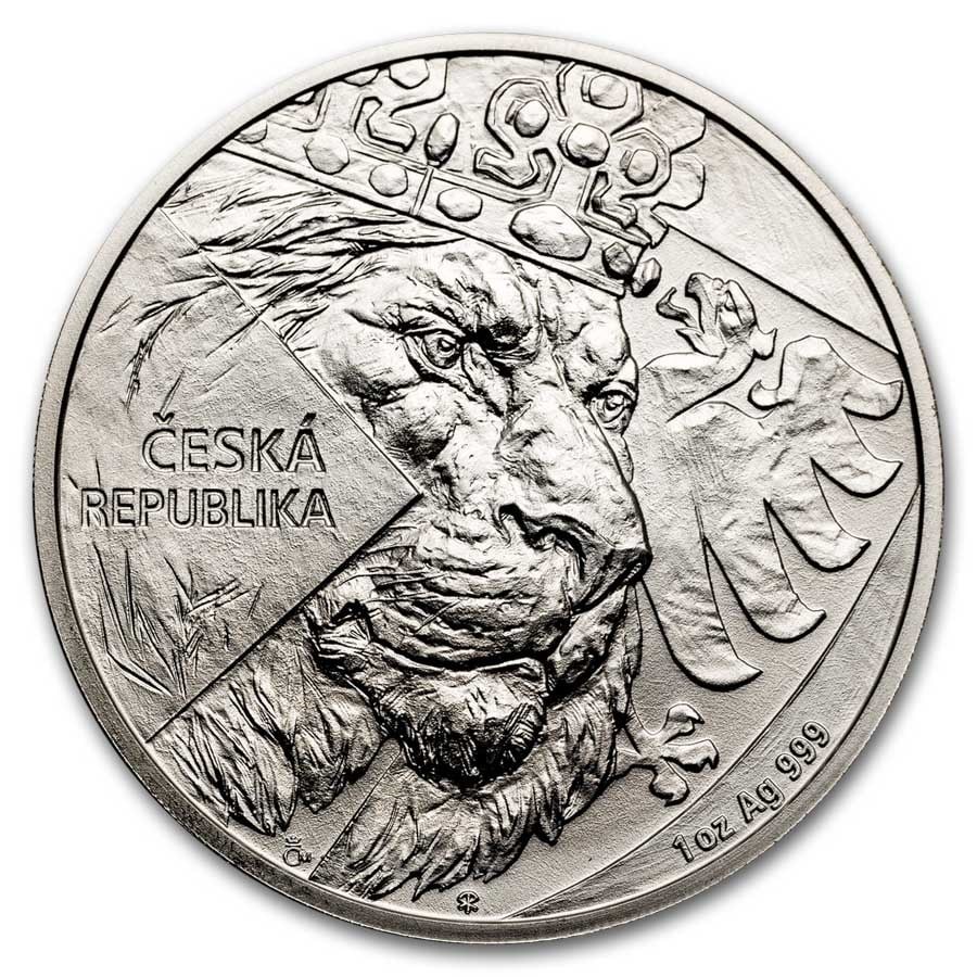 2024 Niue 1 oz Silver Czech Lion BU: 2024 Niue 1 oz Silver Czech Lion BU SKU no: RBJ292526 Year: 2024 Grade: Brilliant Unc Grade Service: None Denomination: 2 Dollars Mint Mark: Not Shown Metal Content: 1 troy oz Pu