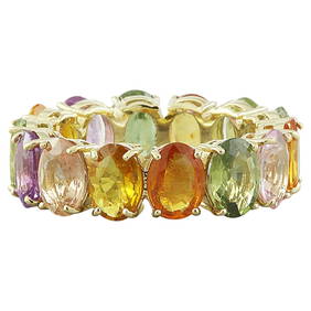 Exquisite Natural Sapphire Ring In 14 (1 of 5)