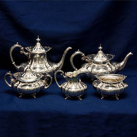HAMPTON COURT, 5 piece sterling silver (1 of 6)