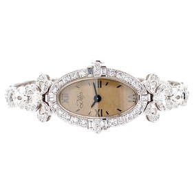Art Deco Inspired Diamond Swiss Quartz (1 of 6)