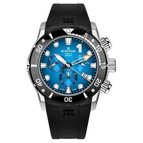 Edox CO-1 Chronograph Quartz Blue Dial (1 of 4)