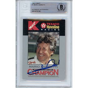 mario andretti signed 1994 kmart (1 of 6)