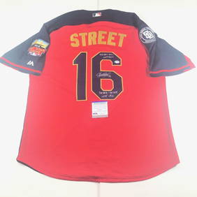 Huston Street signed jersey PSA/DNA Derek (1 of 2)