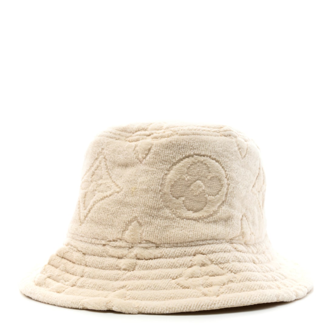 Louis Vuitton Cotton Jacquard Monogram LVacation: Louis Vuitton Cotton Jacquard Monogram LVacation Reversible Hat M White Brand: LOUIS VUITTON Condition: Excellent Condition Details: Exterior: Surface wear, Diameter: 60 cm SKU no: RBJ1602851 Year