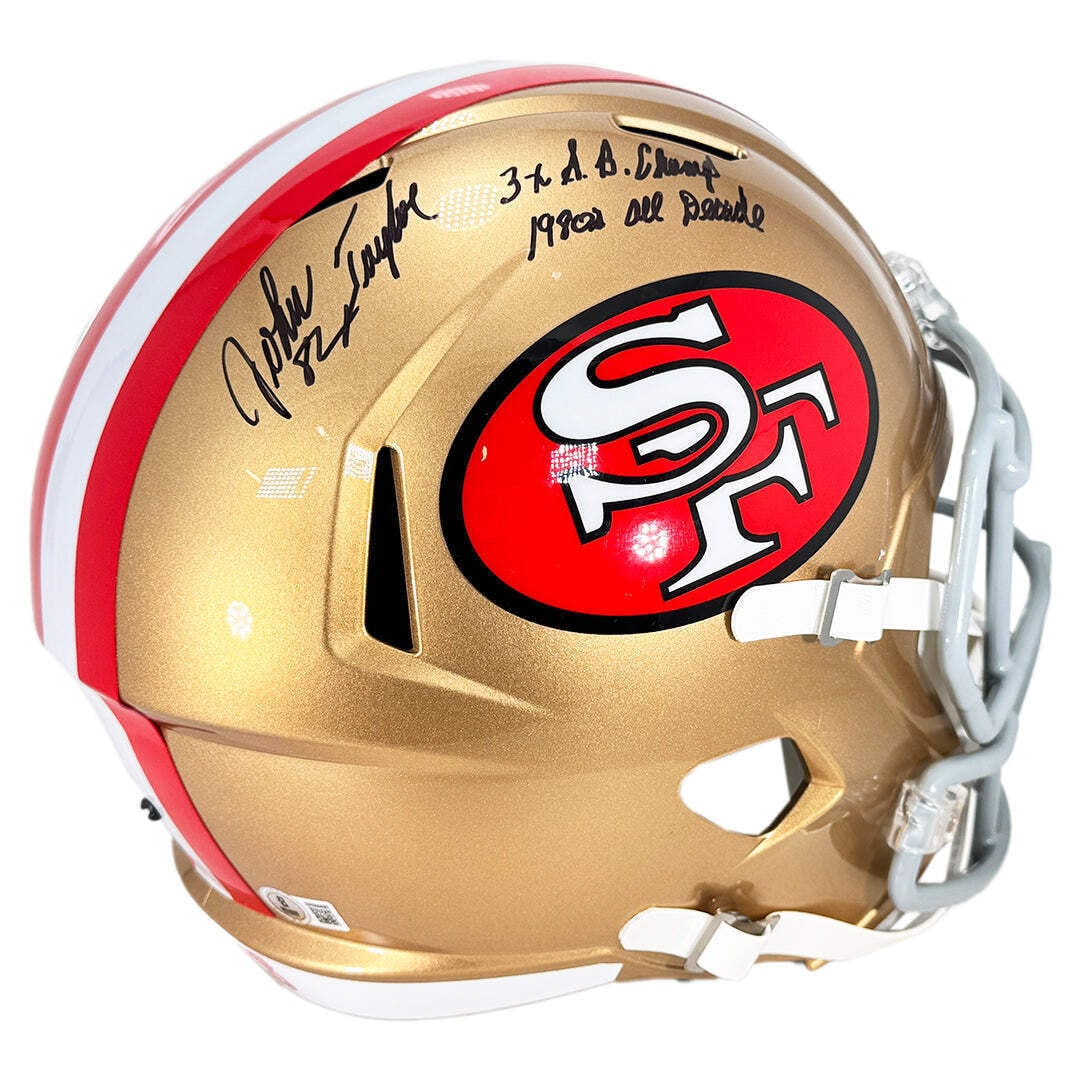 john taylor signed multi-inscription san francisco: john taylor signed multi-inscription san francisco 49ers throwback 64-95 speed f John Taylor Signed Multi-Inscription San Francisco 49ers Throwback 64-95 Speed F SKU no: RBJ8296413495384 Guidelines fo