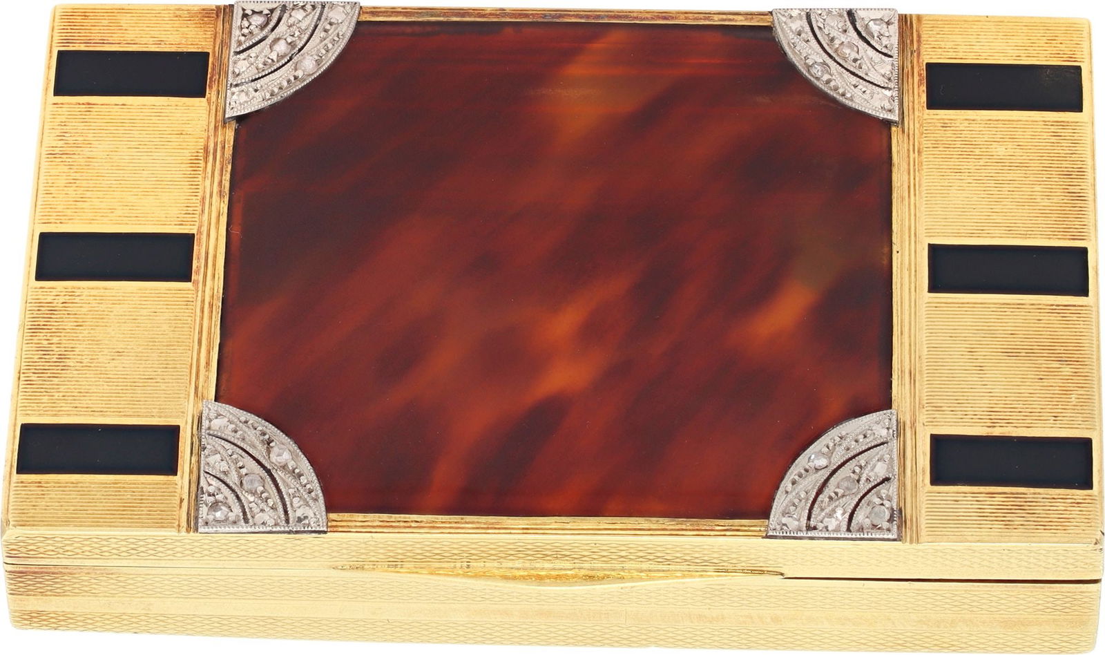 Gold Art Deco Handmade high-design pill: Gold Art Deco Handmade high-design pill box in 18k yellow gold Gender: Unisex Metal(s) / Material(s): 18k Yellow Gold Item Weight: 59.40 pwt Handmade high-design Art Deco jewelry box / pill box in 18k