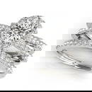 1.78 ctw Certified VS/SI Diamond 2pc Wedding Set Halo 14k White Gold