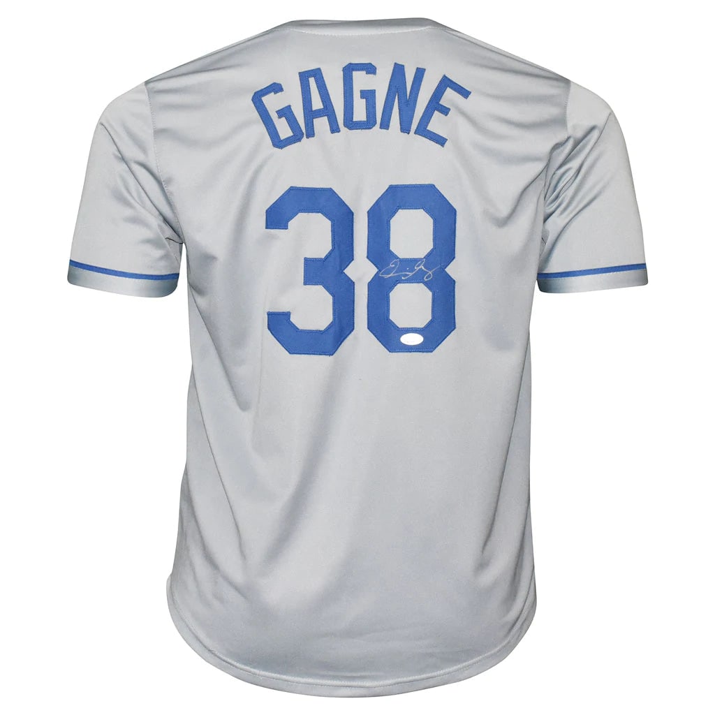 eric gagne signed los angeles grey: eric gagne signed los angeles grey baseball jersey (JSA) Eric Gagne Signed Los Angeles Grey Baseball Jersey (JSA) SKU no: RBJ7272636973144 Guidelines for Bidding We recommend for all bidders to review