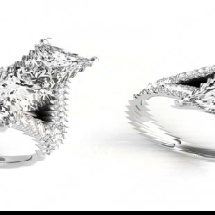 1.31 ctw Certified VS/SI Princess Diamond Ring 18k White Gold: 1.31 ctw Certified VS/SI Princess Diamond Ring 18k White Gold Item: Diamond Wedding RingTotal Gem weight: 1.31 carats Metal: Solid 18k White Gold Gold Product Weight: Approx. 4.8 grams Jewelry