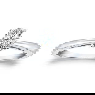 Natural 0.33 CTW Diamond Solitaire Ring 14K White Gold: Natural 0.33 CTW Diamond Solitaire Ring 14K White Gold Item No: ROV033-BB31 Metal: 14k White Gold Setting: 4-Prong Origin: Handcrafted in the USA DIAMOND INFORMATION Number of Diamonds: 1