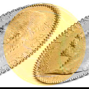 1891-1904 Monaco Gold 100 Francs Albert: 1891-1904 Monaco Gold 100 Francs Albert I BU SKU no: RBJ44787 Year: 1891 Grade: Brilliant Unc Grade Service: None Denomination: 100 Francs Mint Mark: A - Paris Metal Content: 0.933 troy o