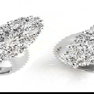 1.38 ctw Certified VS/SI Diamond Halo Ring 18k White Gold: 1.38 ctw Certified VS/SI Diamond Halo Ring 18k White Gold Item: Diamond Wedding RingTotal Gem weight: 1.38 carats Metal: Solid 18k White Gold Gold Product Weight: Approx. 7.4 grams Jewelry