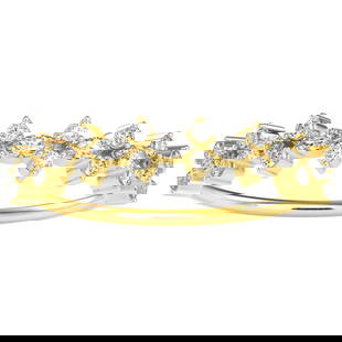 0.28 CTW Diamond 14K Yellow Gold Ring: 0.28 CTW Diamond 14K Yellow Gold Ring Ring Size: 7 US, Resizable Metal: 14k Gold, Yellow Gold Stone: Diamond Stone Cut: Marquise Cut Place of Origin: United States Period: 2010- Date of