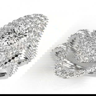 1.67 ctw Certified VS/SI Diamond 2pc Wedding Set Halo 14k White Gold: 1.67 ctw Certified VS/SI Diamond 2pc Wedding Set Halo 14k White Gold Item: Diamond Wedding RingTotal Gem weight: 1.67 carats Metal: Solid 14k White Gold Gold Product Weight: Approx. 5.9 grams 