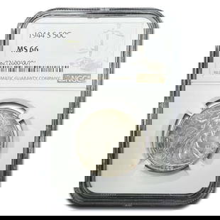1944-S Walking Liberty Half Dollar MS-66: 1944-S Walking Liberty Half Dollar MS-66 NGC SKU no: RBJ227254 Year: 1944 Grade Service: NGC Denomination: 50 Cents Metal Content: 0.3617 troy oz Purity: .900 Diameter: 30.6 mm <b
