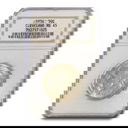 1936 Cleveland/Great Lakes Half Dollar MS-65
