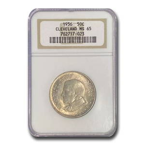1936 Cleveland/Great Lakes Half Dollar MS-65