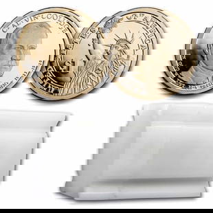 2014-S Calvin Coolidge 20-Coin Presidential Dollar: 2014-S Calvin Coolidge 20-Coin Presidential Dollar Roll PR SKU no: RBJ231218 Year: 2014 Grade: Proof Grade Service: None Denomination: 1 Dollar Mint Mark: S - San Francisco Metal