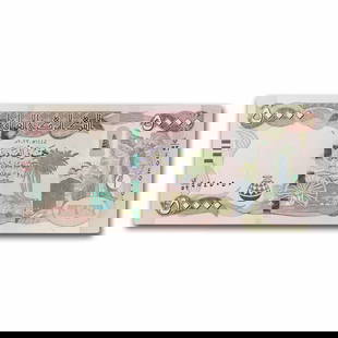 Iraq 50,000 Dinars Banknote Unc: Iraq 50,000 Dinars Banknote Unc SKU no: RBJ279510 Year: Random Grade: (U) Uncirculated Grade Service: None Denomination: 50,000 Dinars Mint Mark: N/A - Not Available Metal